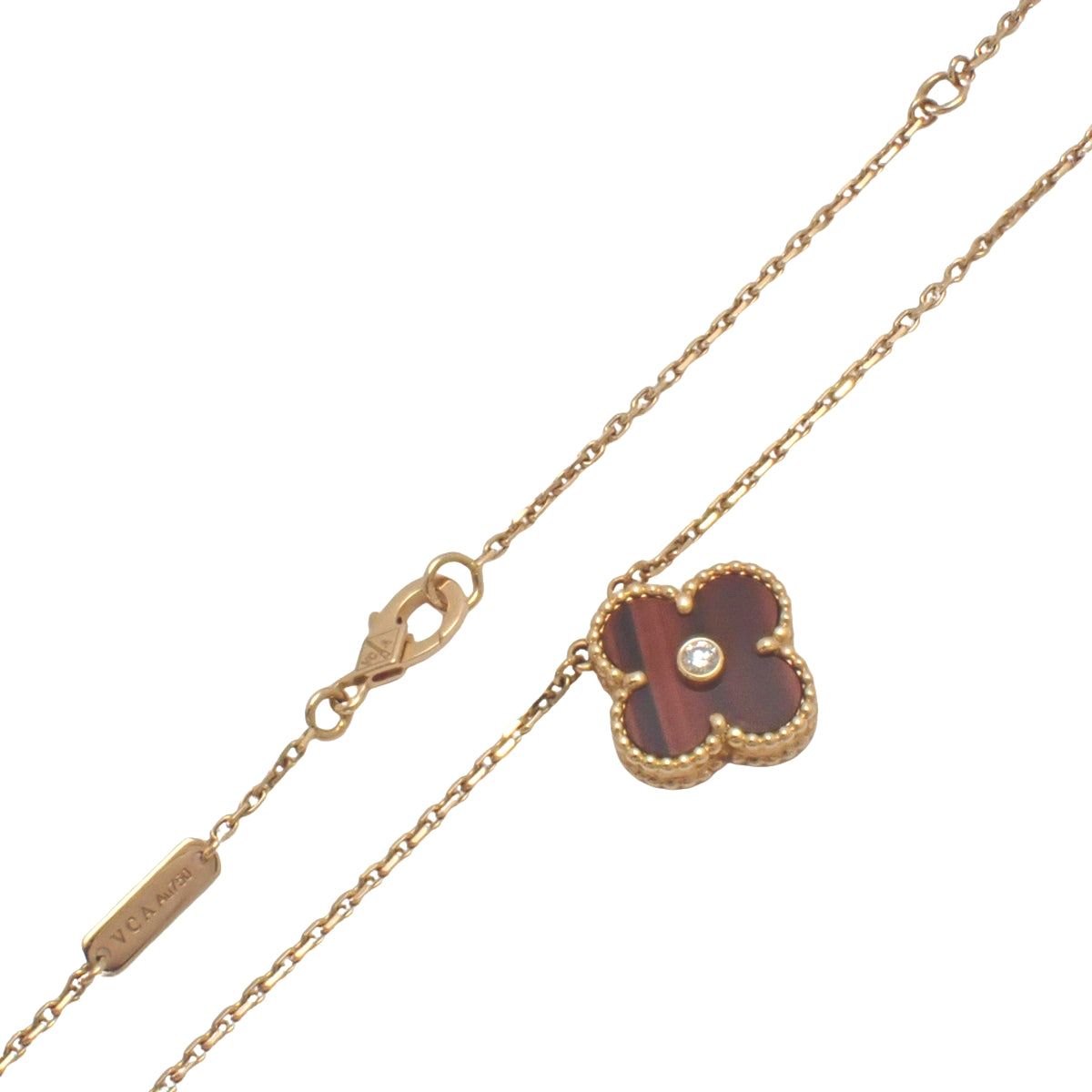 ヴィンテージ アルハンブラ ペンダント ブルズアイ/ダイヤモンド K18PG 6.4g 2017年 ホリデー