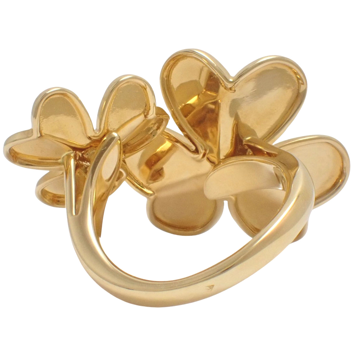 Frivole Entree Les Doors Ring with Diamonds in Yellow Gold, 18K Yellow Gold, 53mm, 11.1g