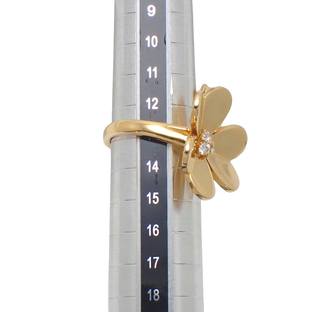 フリヴォル アントレ レ ドア リング ダイヤモンド イエローゴールド K18YG 53 11.1g