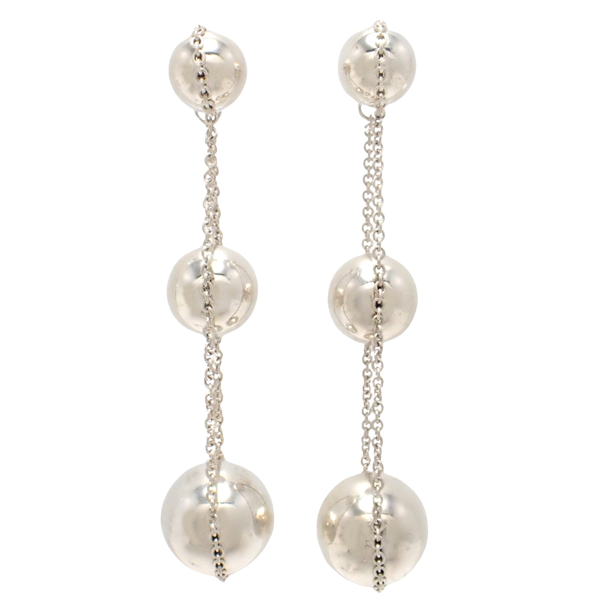 ハードウェア トリプルドロップ ピアス シルバー SV925