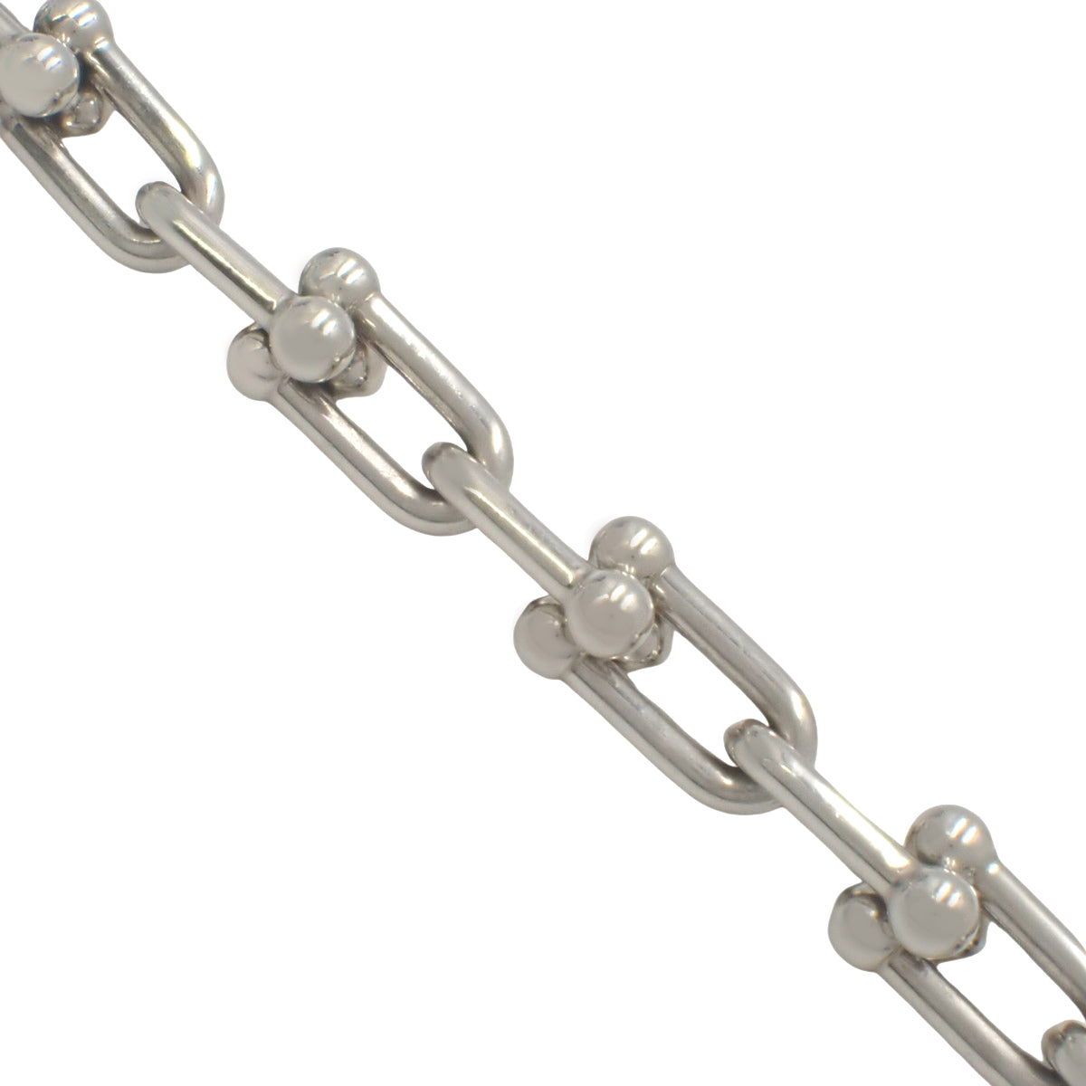 Large link bracelet in silver SV925