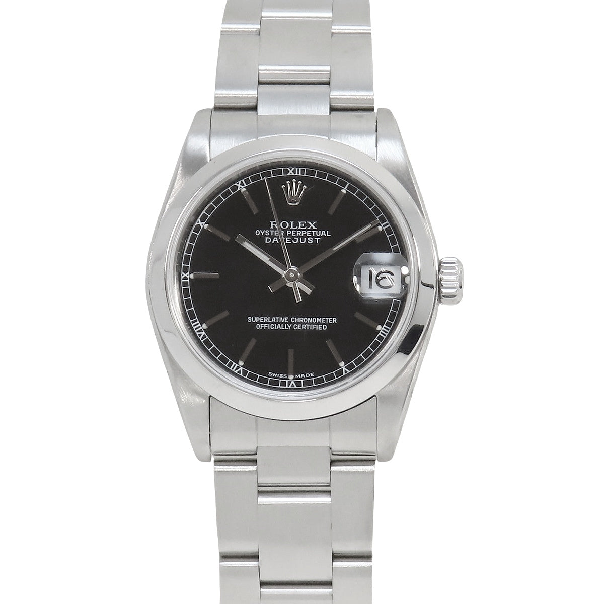 Datejust 31 78240 SS F-serial Black Automatic Unisex