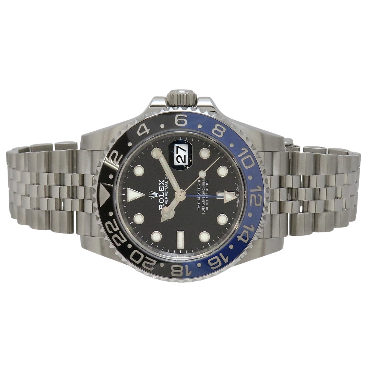 GMT-マスター2 126710BLNR SS ランダム番 ブラック 自動巻き メンズ