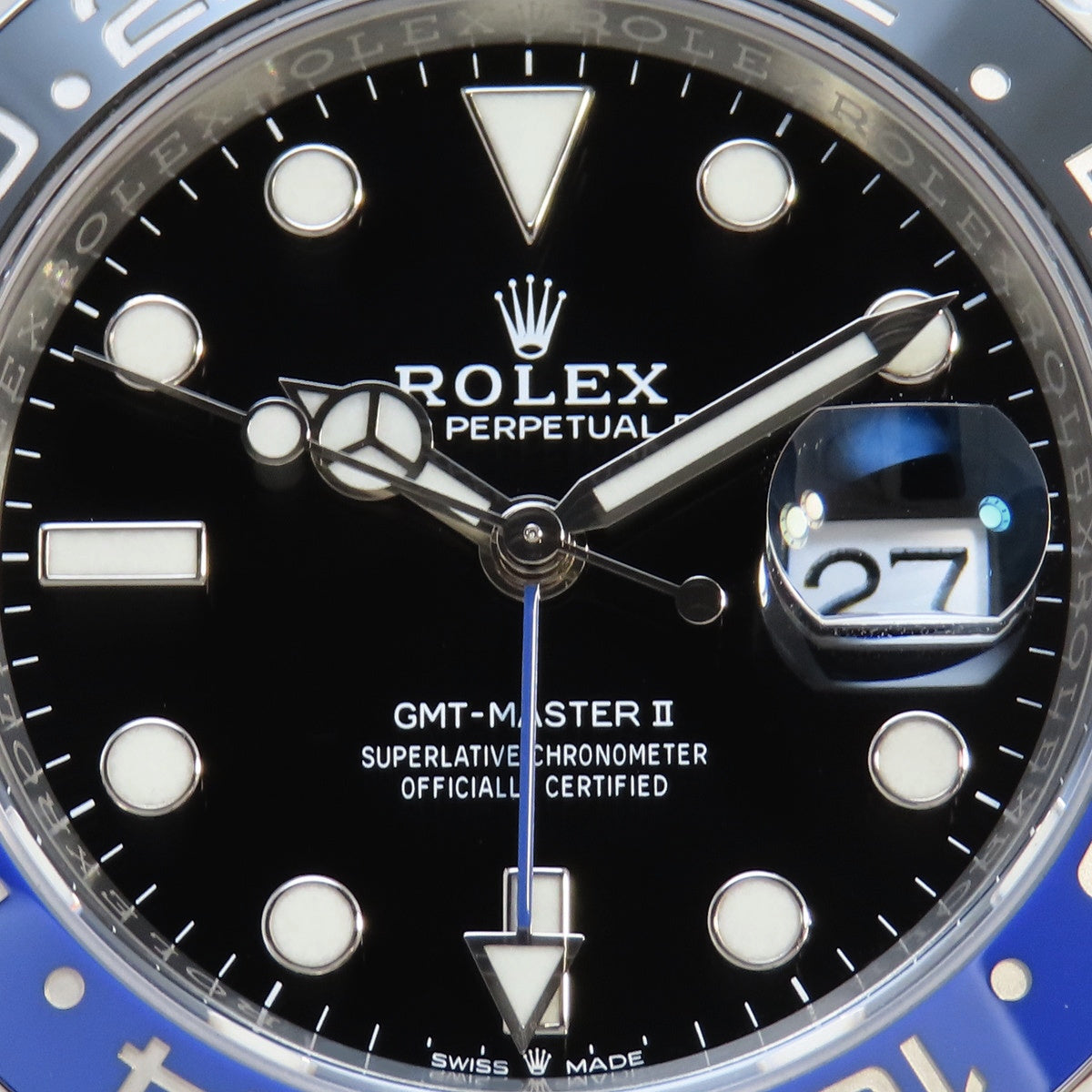 GMT-マスター2 126710BLNR SS ランダム番 ブラック 自動巻き メンズ