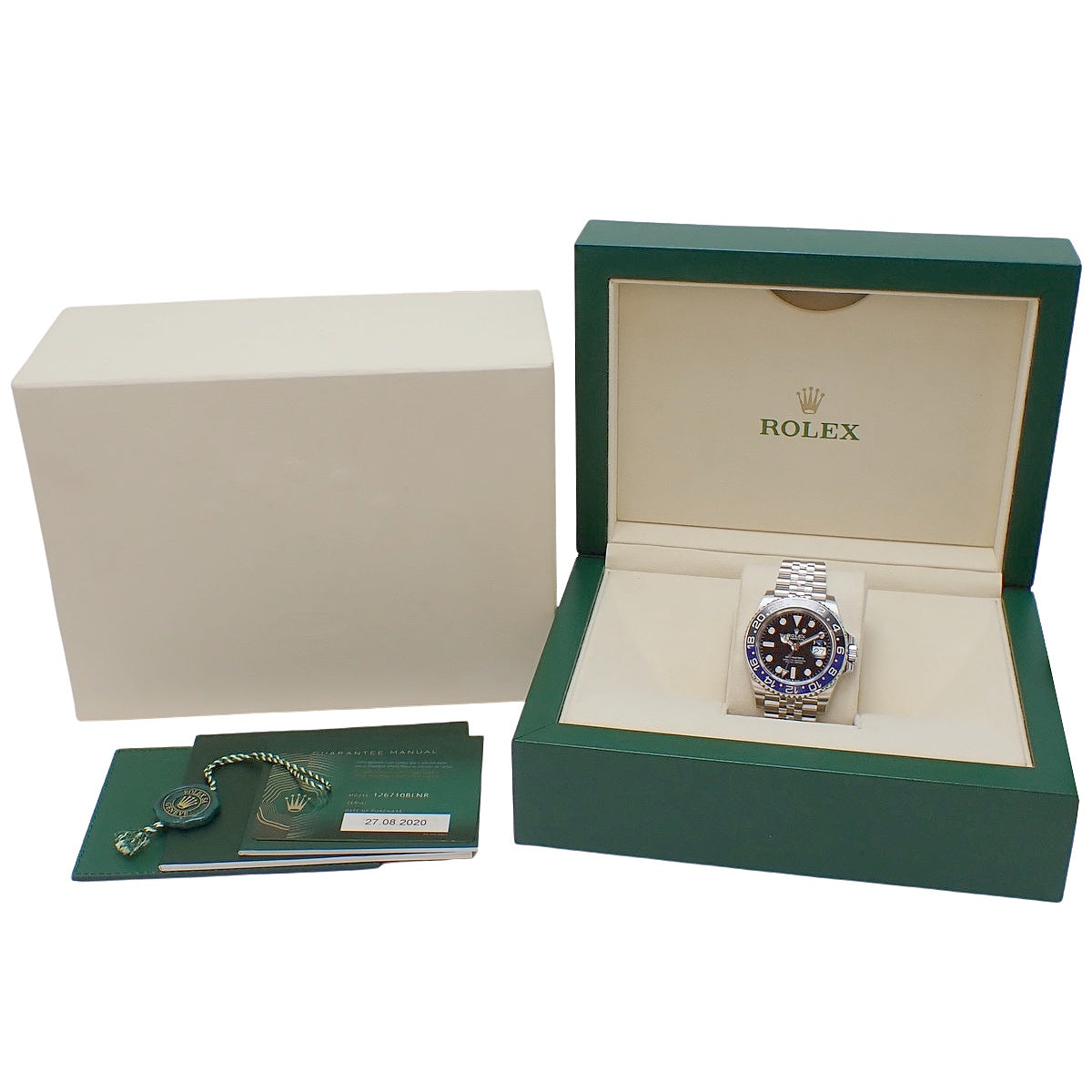 GMT-マスター2 126710BLNR SS ランダム番 ブラック 自動巻き メンズ