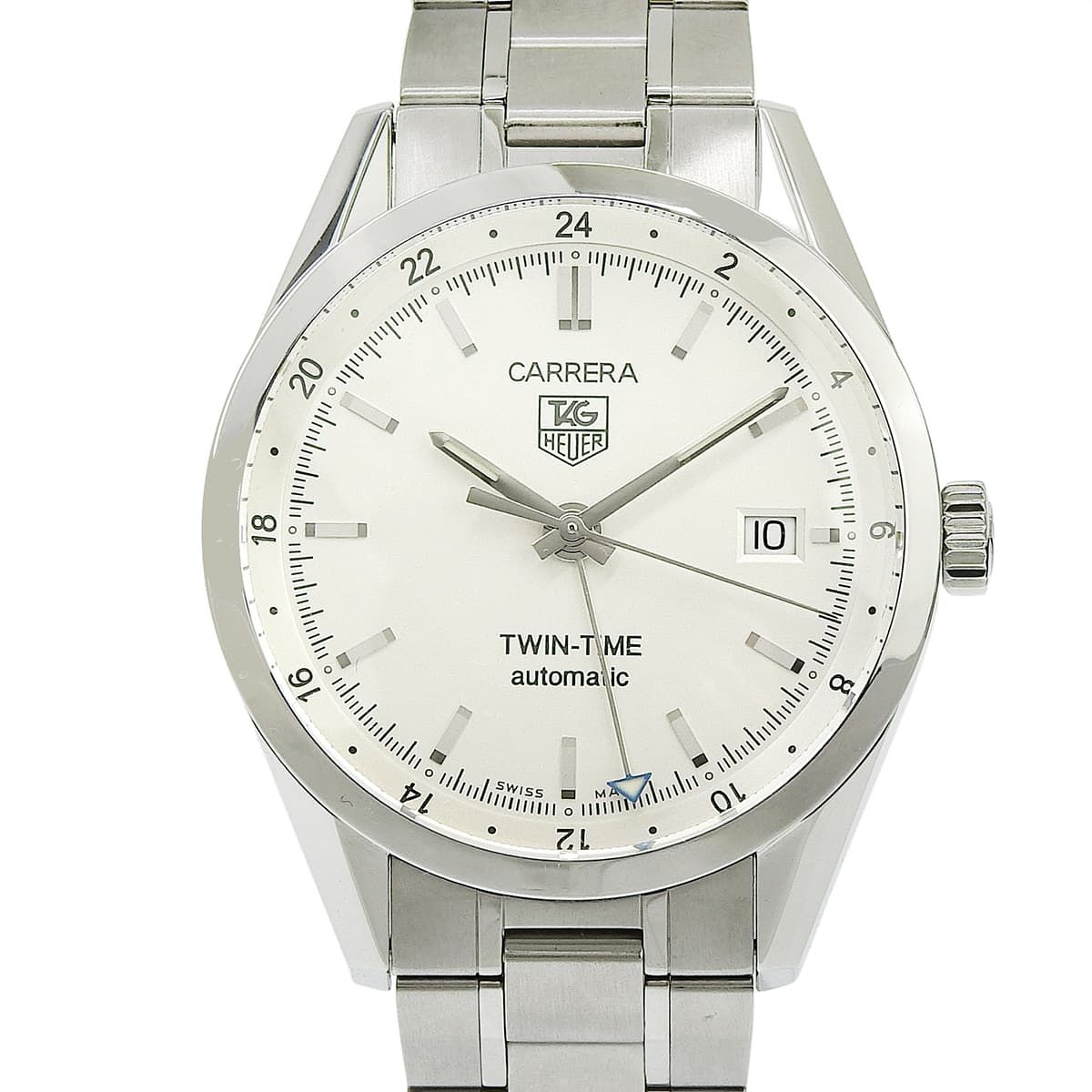 カレラ ツインタイム WV2116.BA0787 SS シルバー 自動巻き メンズ