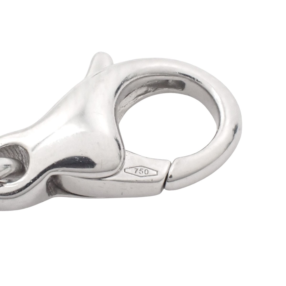 ビー・ゼロワン ネックレス ダイヤモンド D0.14 ホワイトゴールド K18WG 14.6g