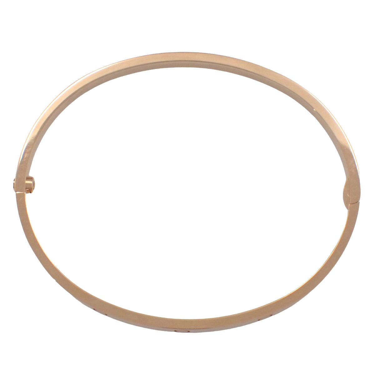 爱心手链,小号,粉红金,K18PG,20.3克