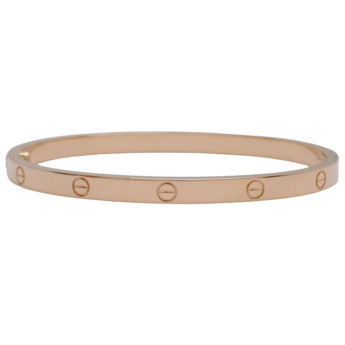 Love Bracelet, Small Model, Pink Gold, K18PG, 17.6g