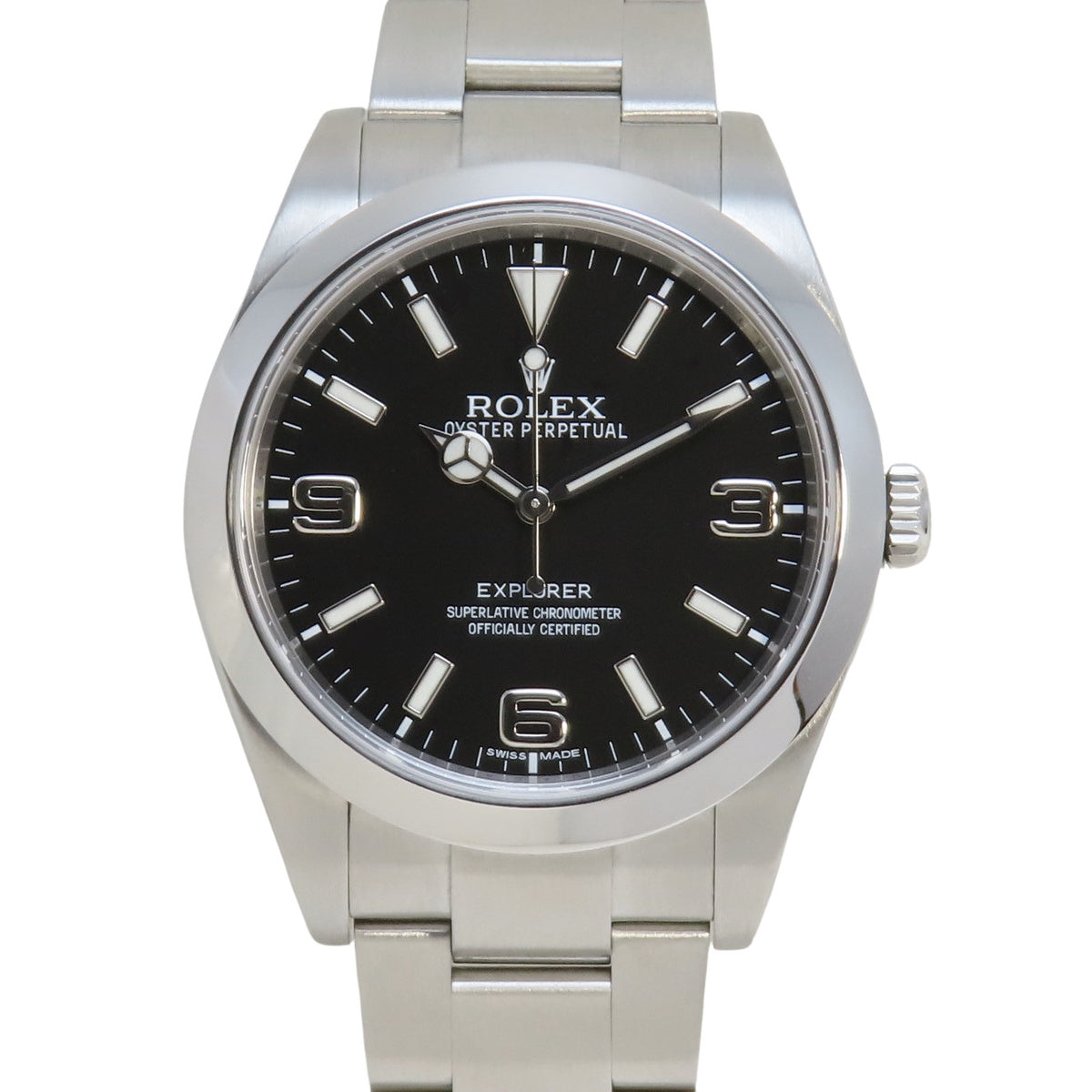 エクスプローラー 1 214270 SS ランダム番 ブラック 自動巻き メンズ