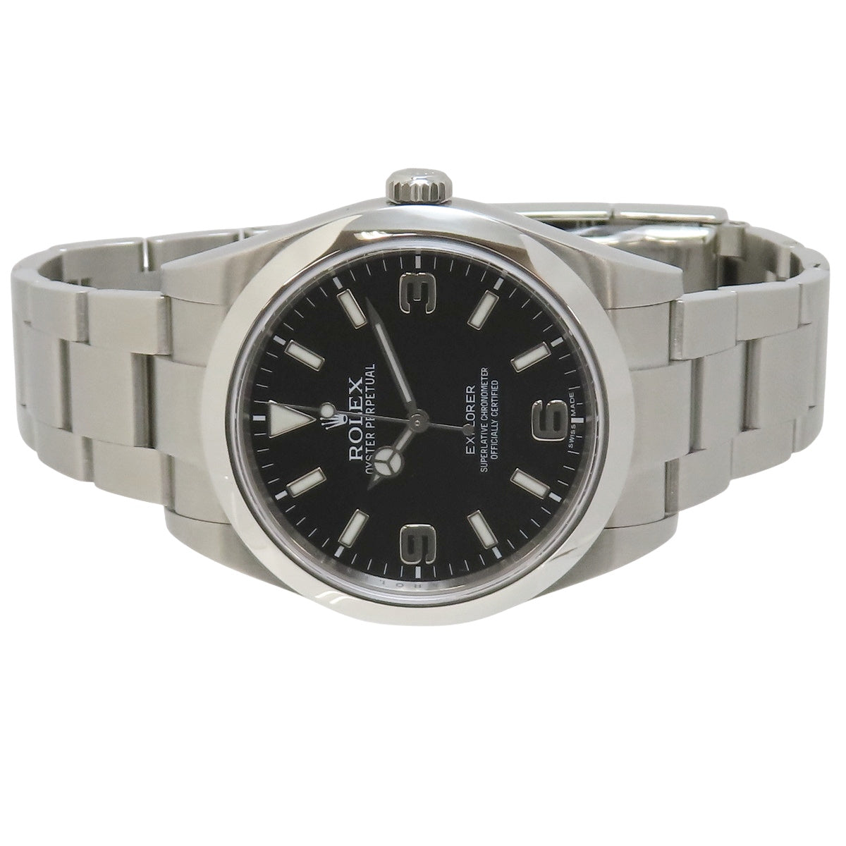 エクスプローラー 1 214270 SS ランダム番 ブラック 自動巻き メンズ