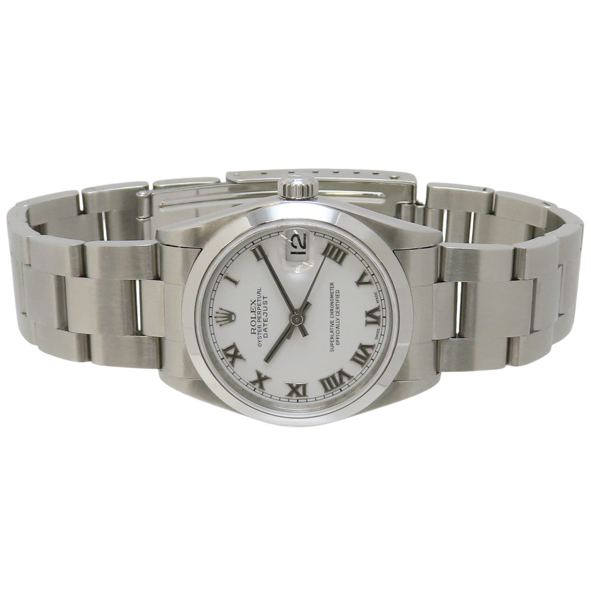 デイトジャスト31 78240 SS Y番 ホワイト 自動巻き レディース