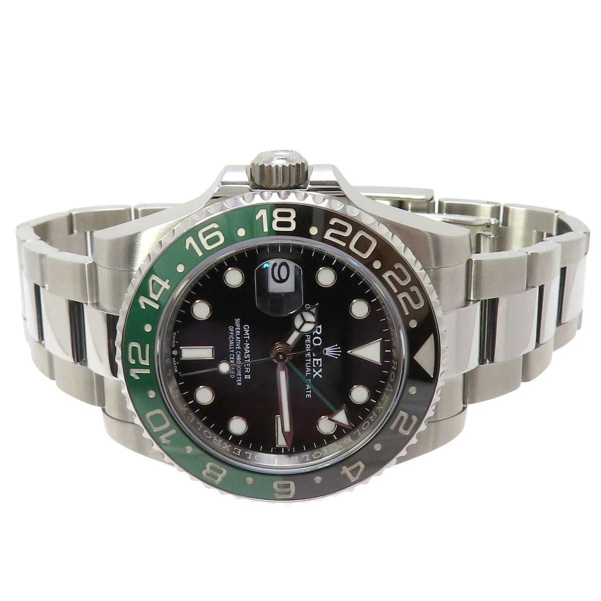 GMTマスターⅡ レフティー 126720VTNR SS ランダム番 ブラック 自動巻き メンズ