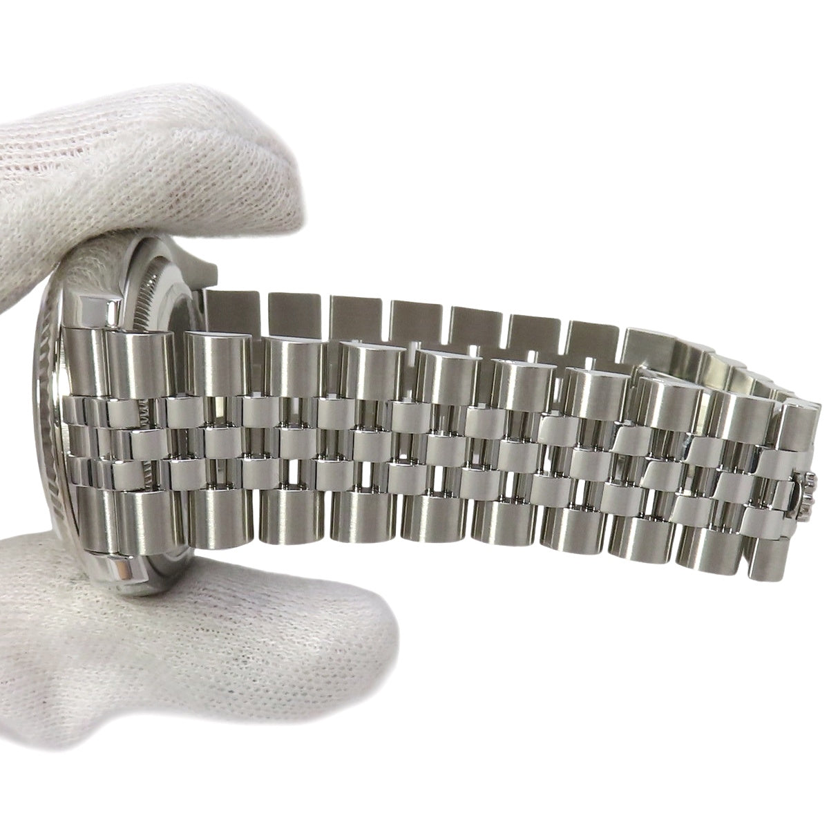 デイトジャスト 116234 WG/SS ウエーブ文字盤 6.9ダイヤ 自動巻き メンズ