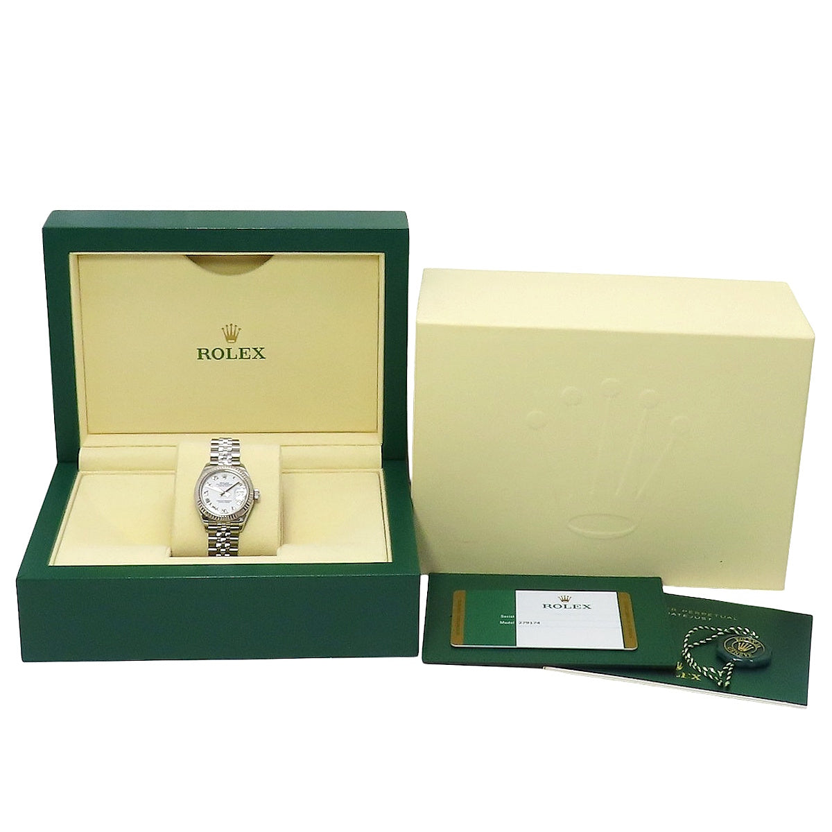 デイトジャスト28 279174 WG/SS ランダム番 ホワイトローマ 自動巻き レディース