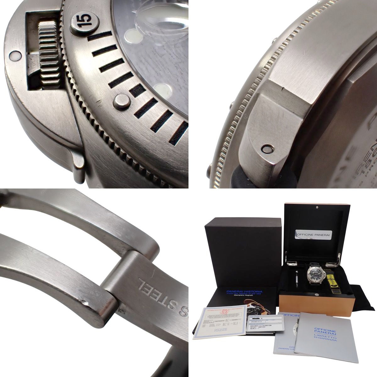 沛纳海 Luminor Submersible PAM0025 TI/橡胶 黑色 自动机械 男士