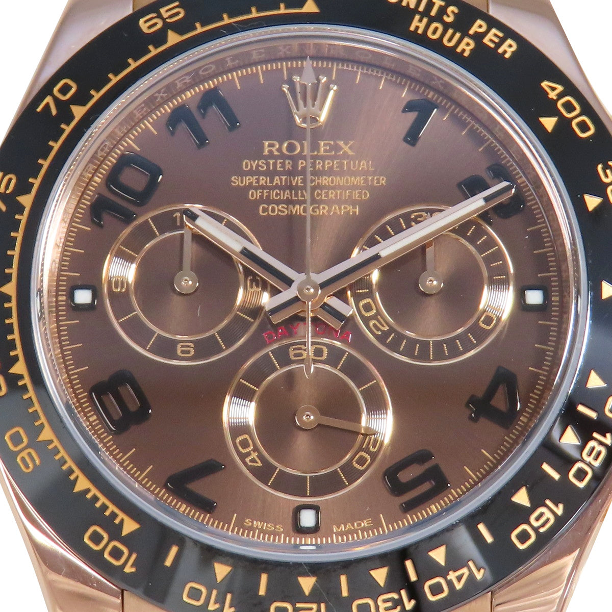 Daytona 116515LN PG/Leather Random Serial Chocolate Automatic Men's
