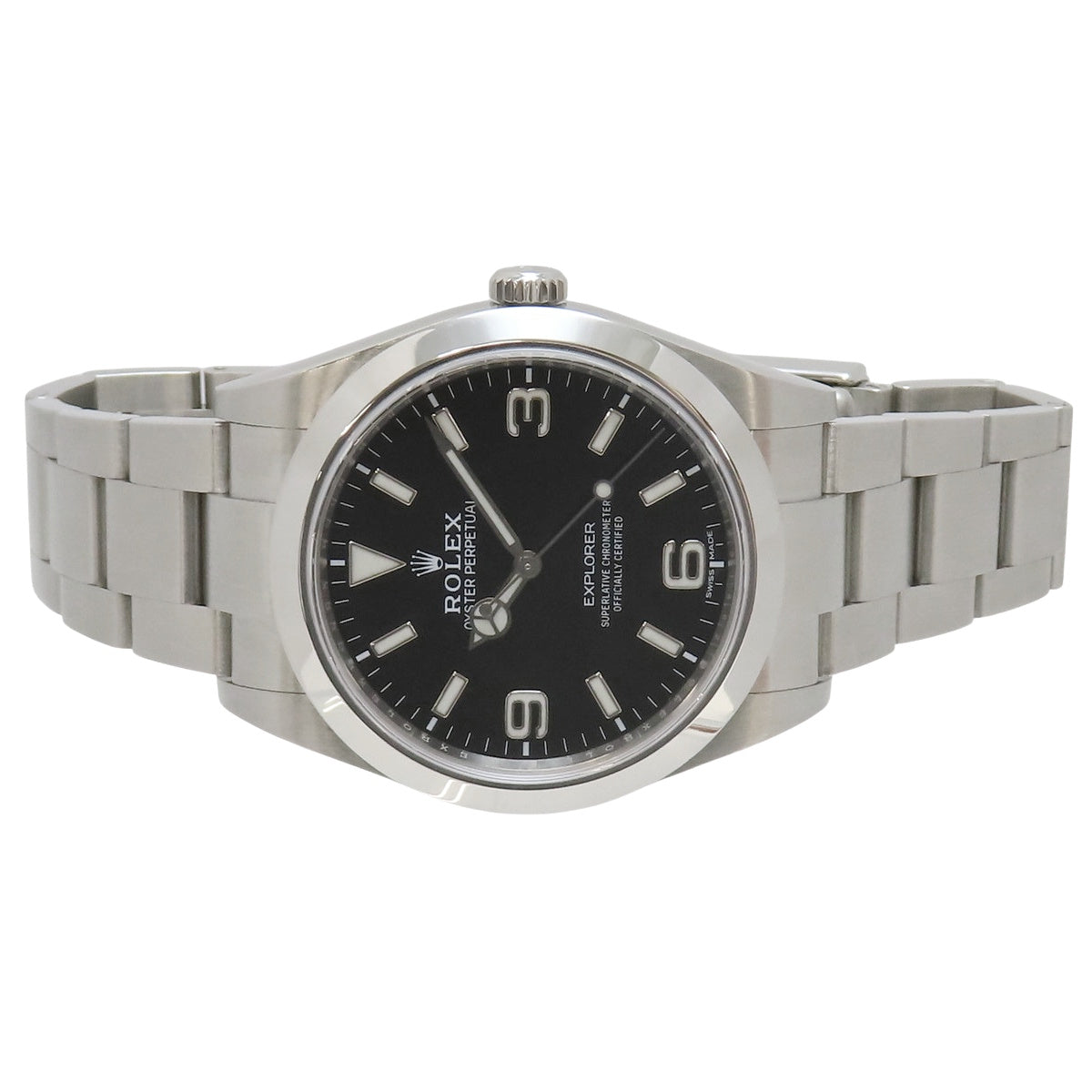 エクスプローラー 1 214270 SS ランダム番 ブラック 自動巻き メンズ