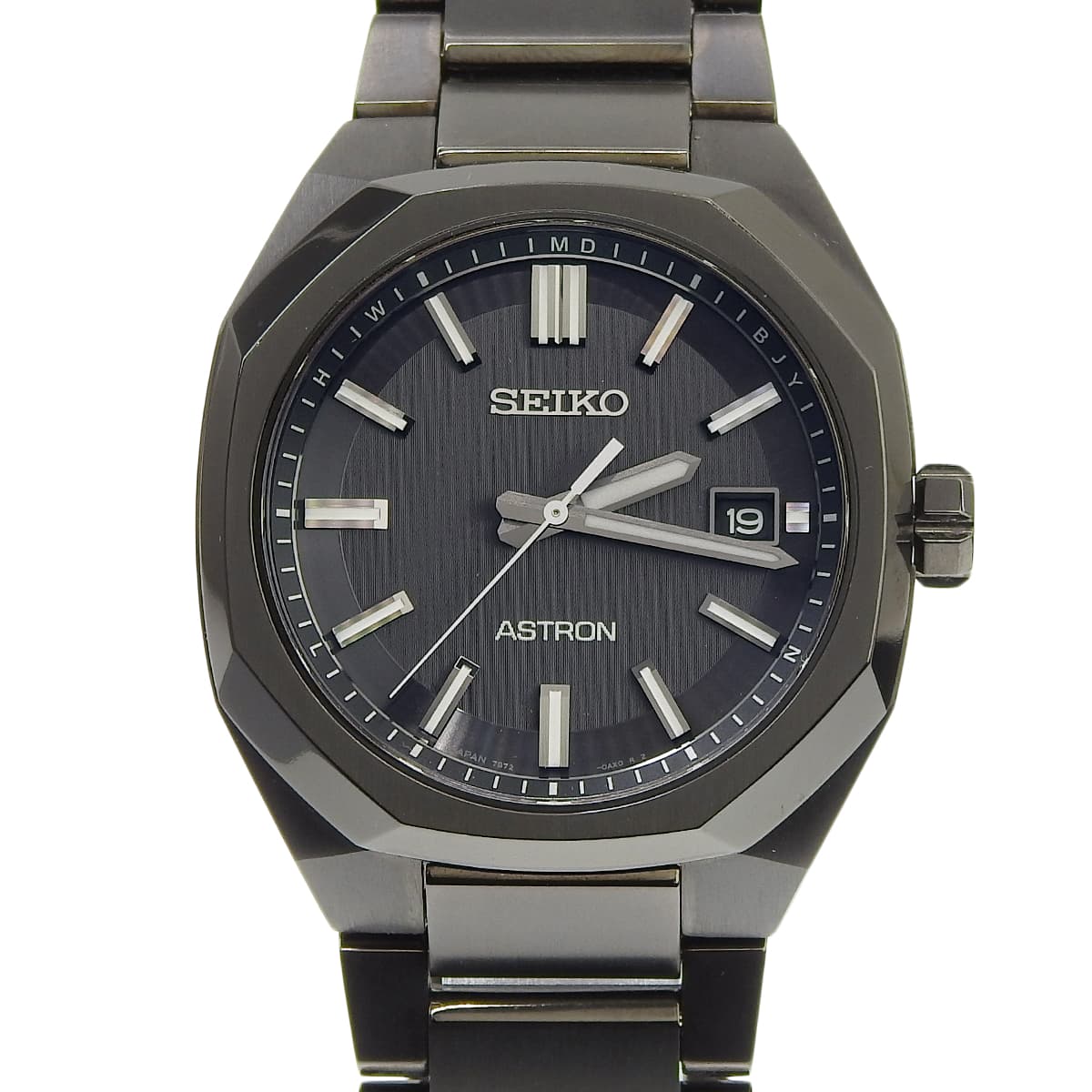 アストロン ネクスター SBXY083 TI ブラック ソーラー電波時計 メンズ