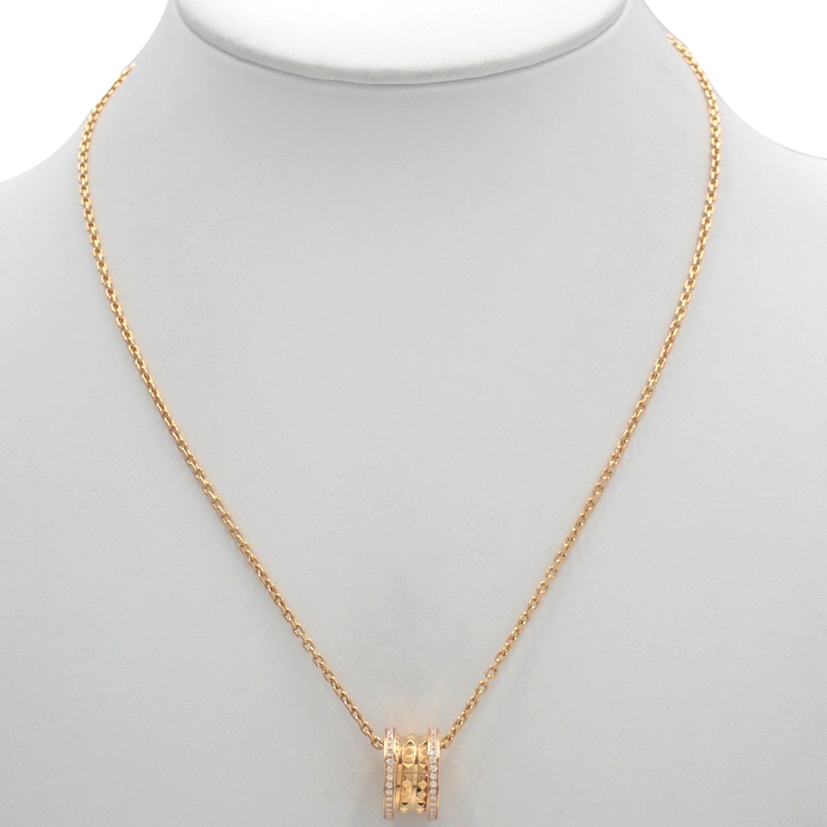 B-zero1 Rock Necklace with Diamonds in Yellow Gold (18K Yellow Gold), 15.7g