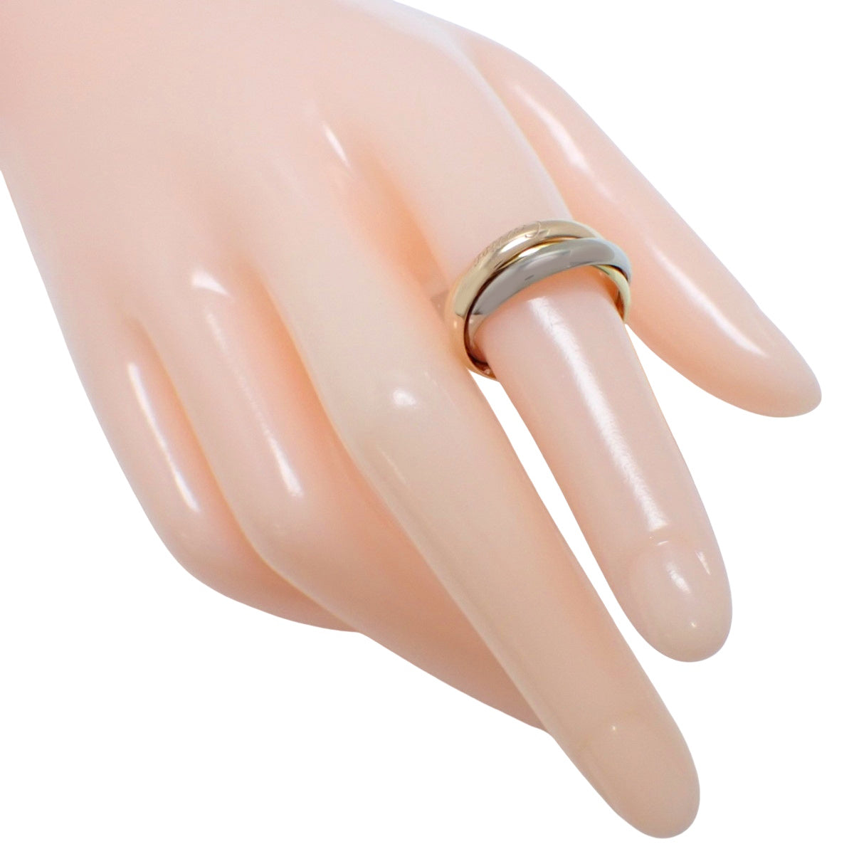 トリニティ リング クラシックモデル イエローゴールド K18YG ピンクゴールド K18PG ホワイトゴールド K18WG 53 7.3g