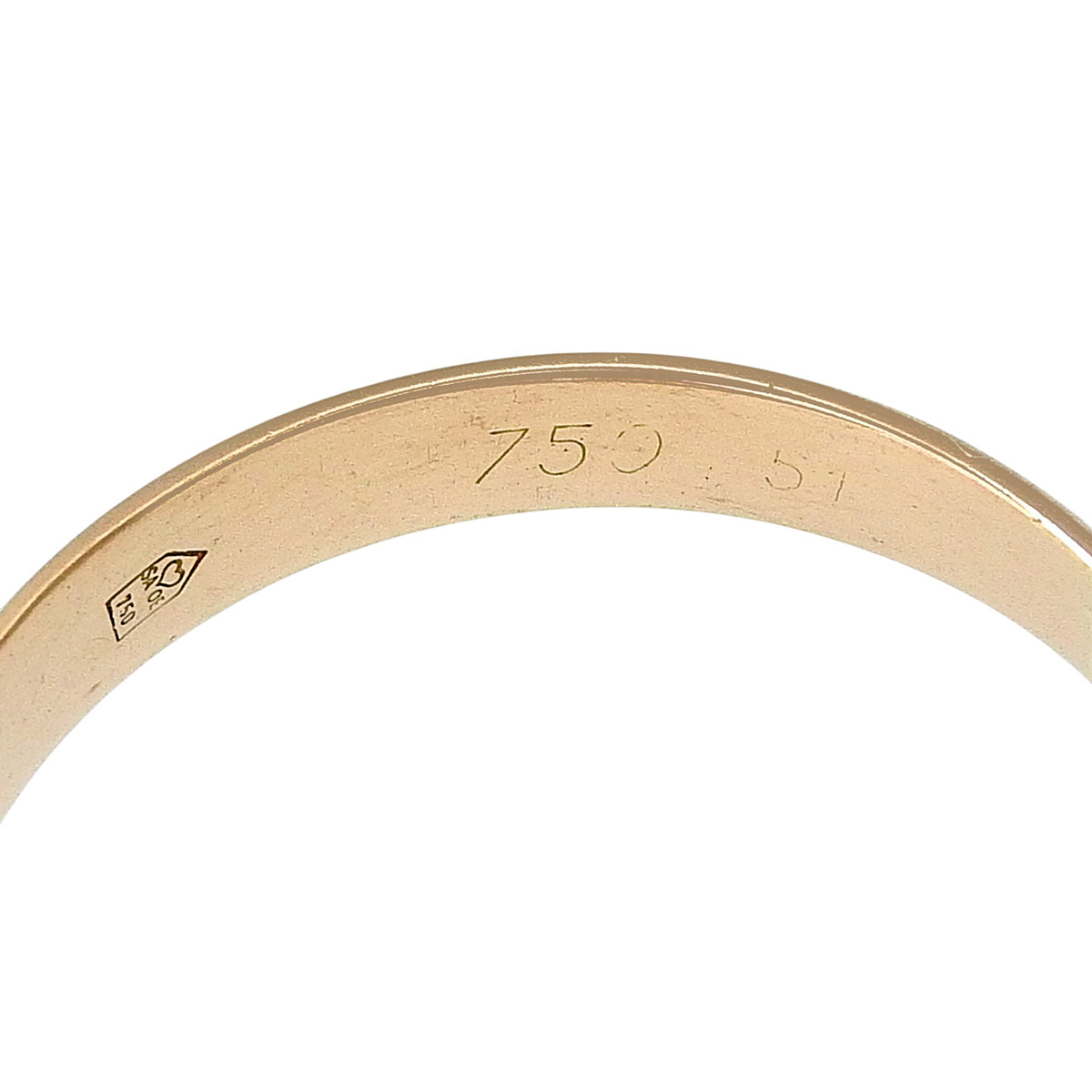 les must de Cartier トリニティリング K18YG PG WG 51 6.4g