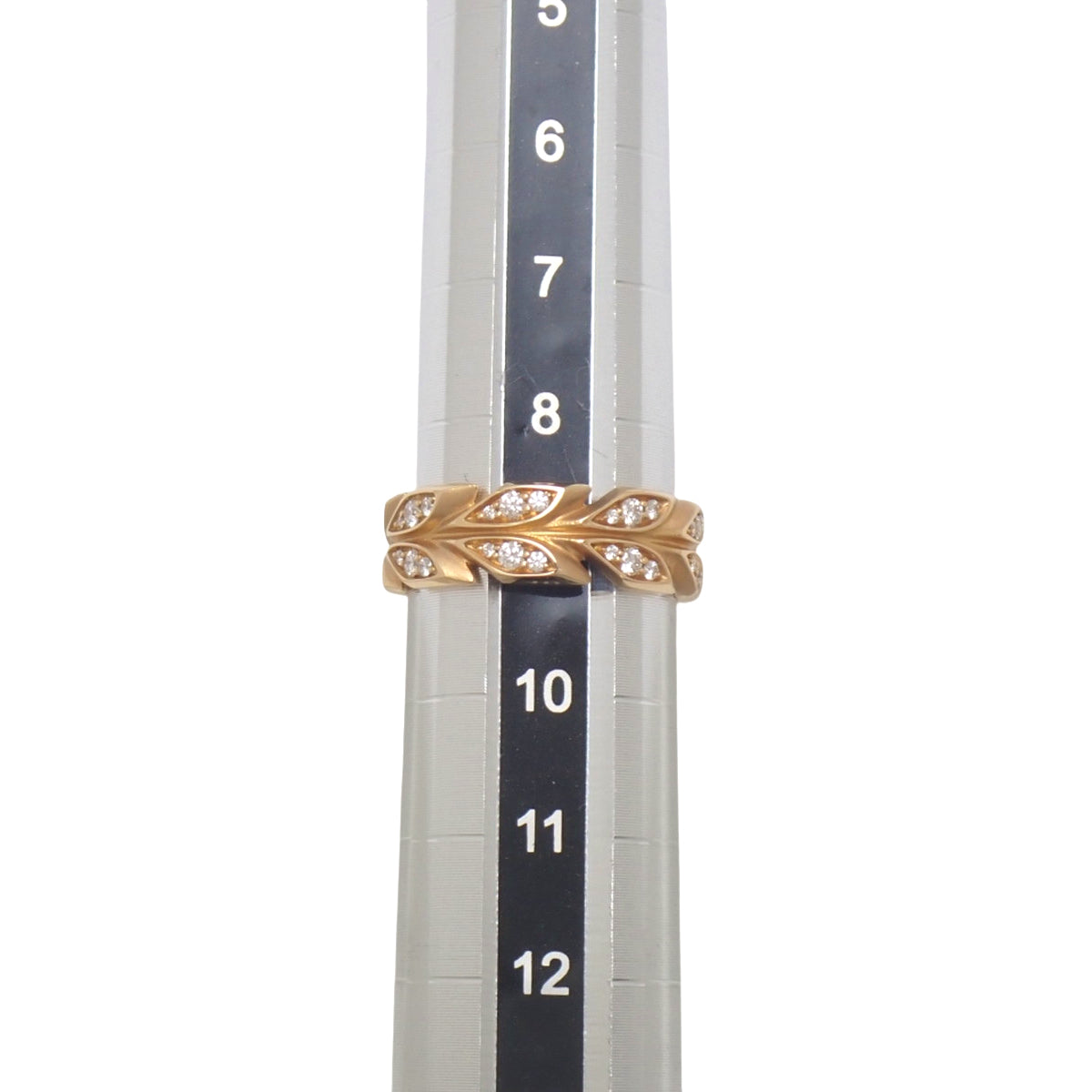 ビクトリア ヴァイン リング ダイヤモンド D0.30 ピンクゴールド K18PG 5.1g