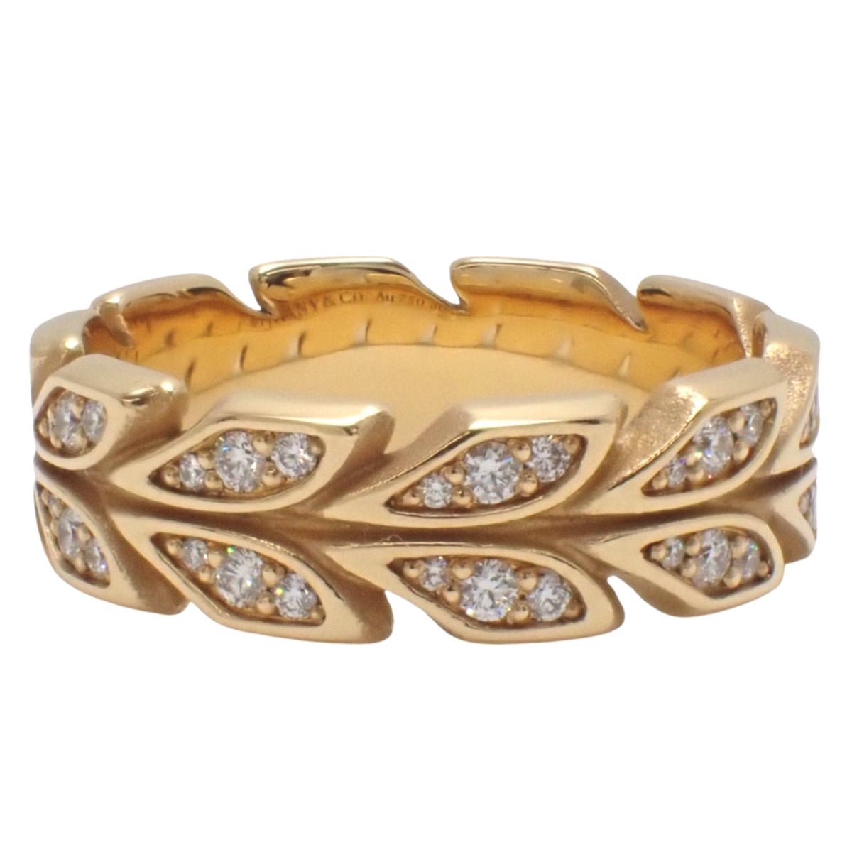 ビクトリア ヴァイン リング ダイヤモンド D0.38 イエローゴールド K18YG 6.0g