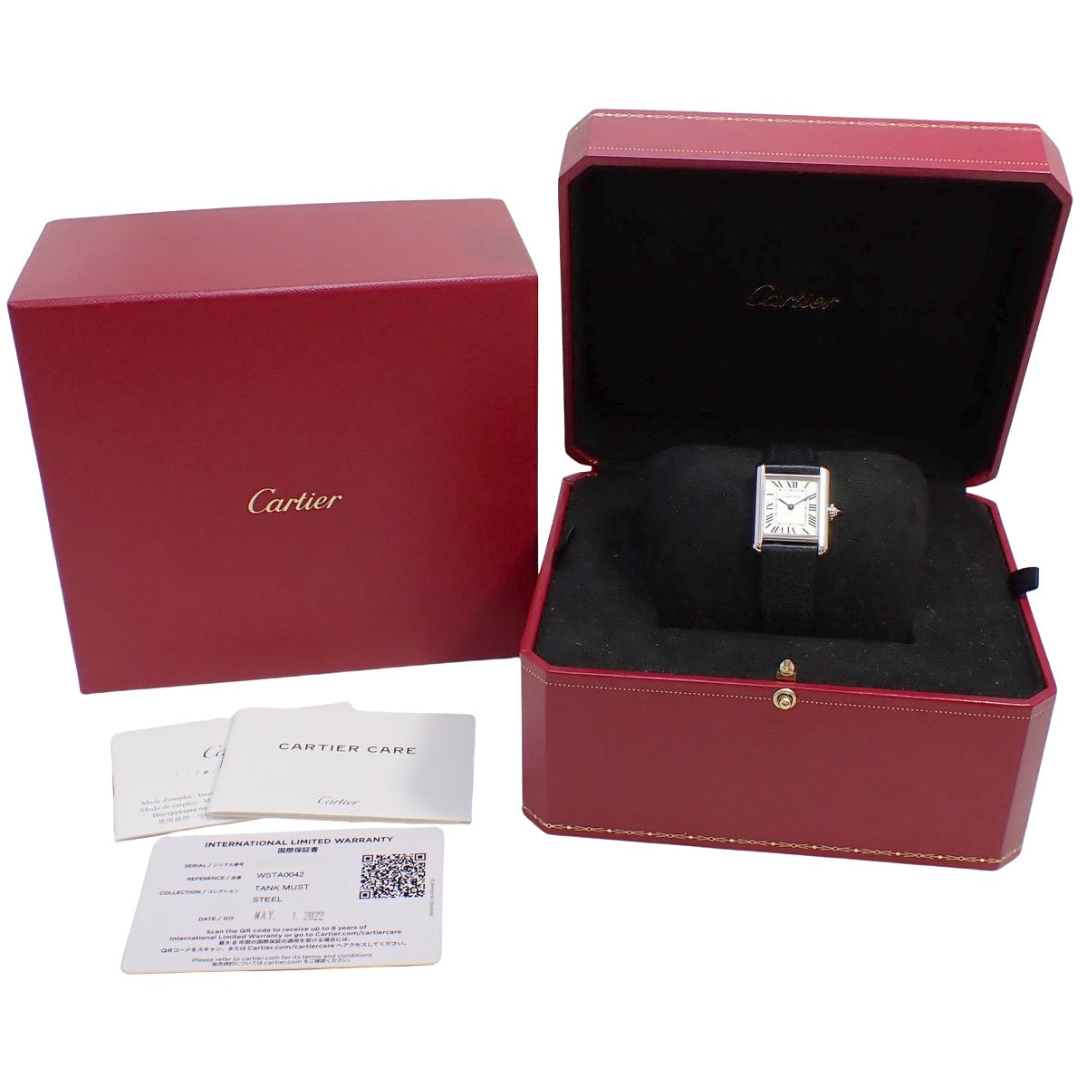 Tank Must SM WSTA0042 Stainless Steel/Leather White Automatic Ladies
