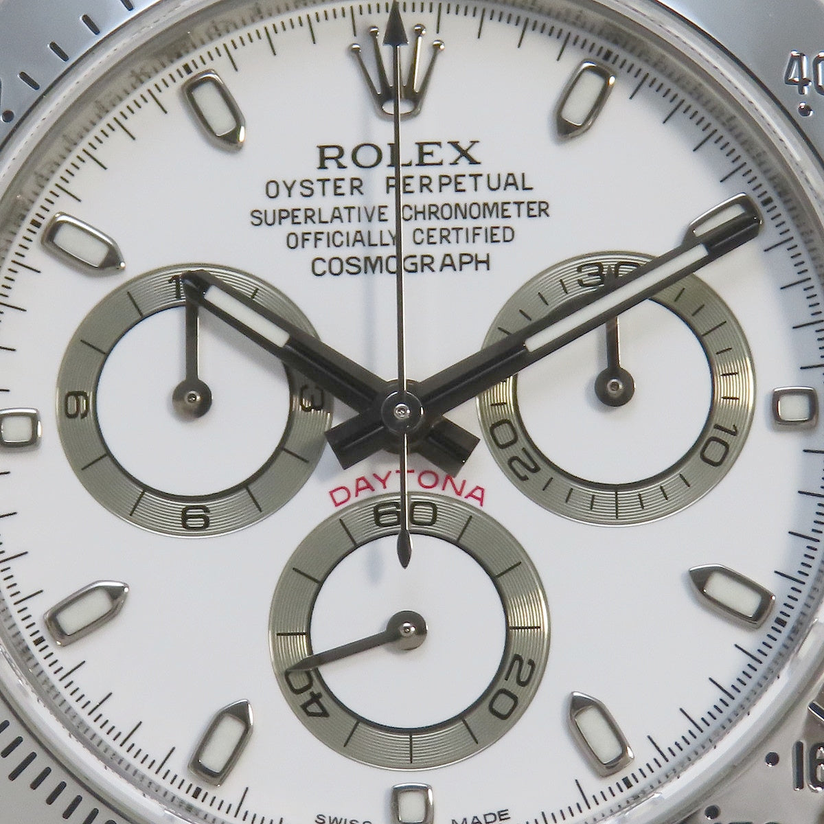 Daytona 116520 SS V White Automatic Men's