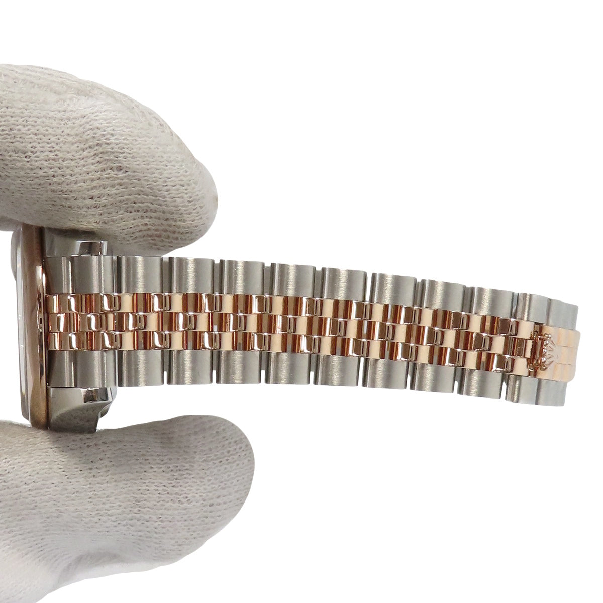 デイトジャスト 28 279161G PG/SS ランダム番 チョコレート/ダイヤインデックス 自動巻き レディース