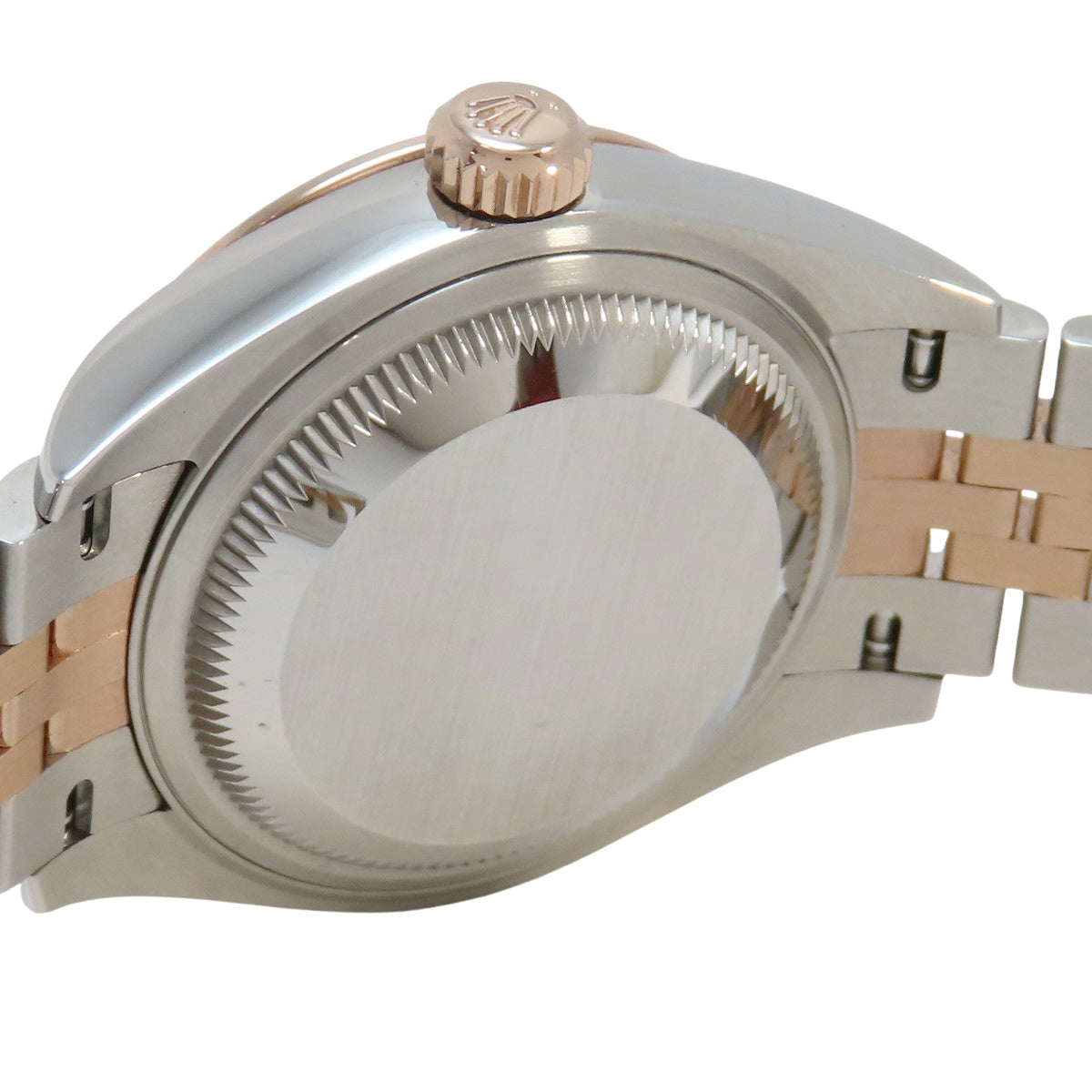 デイトジャスト 28 279161G PG/SS ランダム番 チョコレート/ダイヤインデックス 自動巻き レディース