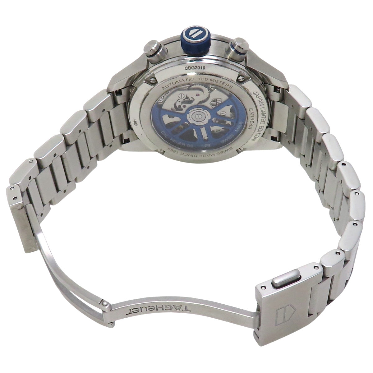 TAG Heuer 泰格豪雅 HOYA 02 CBG2019 精钢 蓝色 自动机械 男士