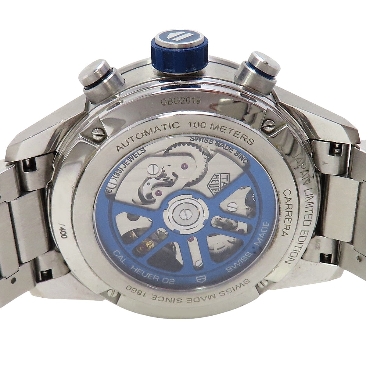 TAG Heuer 泰格豪雅 HOYA 02 CBG2019 精钢 蓝色 自动机械 男士