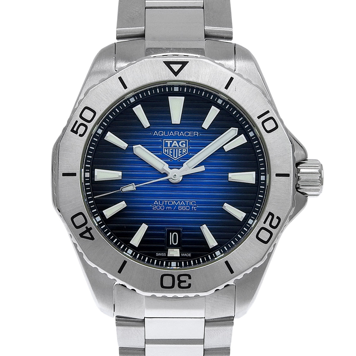 Aquaracer WBP2111 SS Blue Automatic Men's