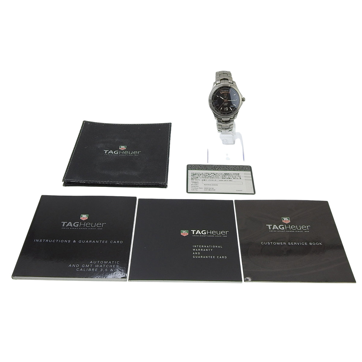 リンク キャリバー5 デイデイト WJF2010.BA0592 SS ブラック 自動巻き メンズ