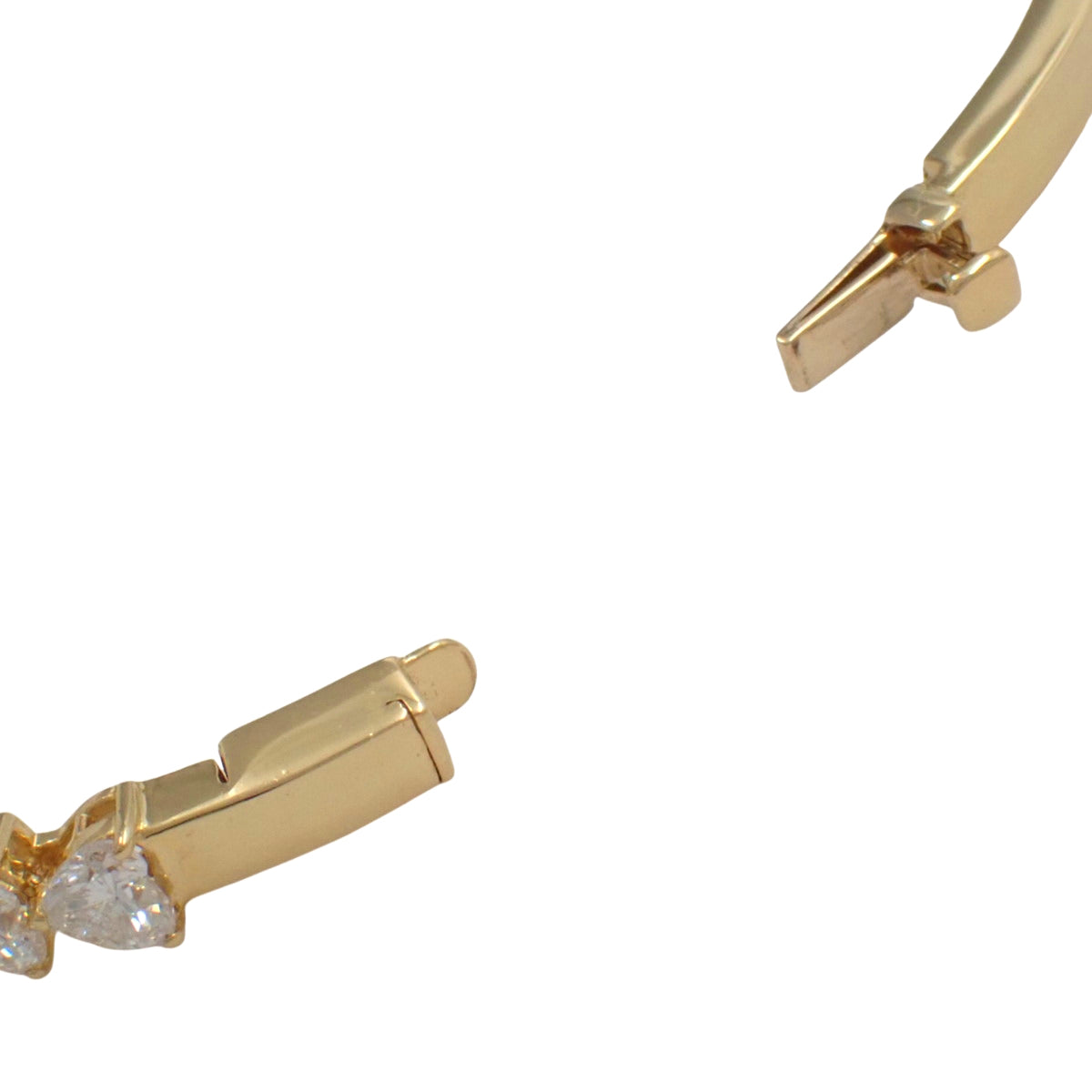 钻石手镯 D4.836 18K黄金 K18YG 12.5克