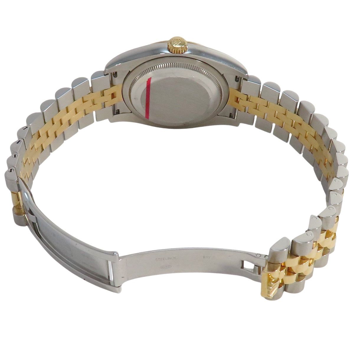 デイトジャスト 116233G YG/SS ランダム番 彫りコンピューター文字盤 10Pダイヤ 自動巻き メンズ