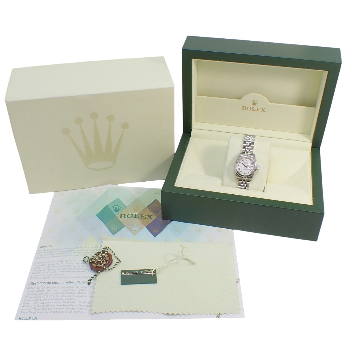 Datejust 179174 WG/SS D-serial White Automatic Ladies