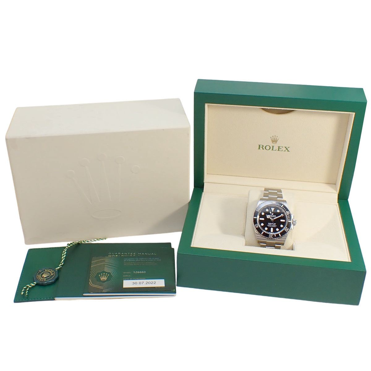 Submariner 124060 SS Random Number Black Automatic Men's