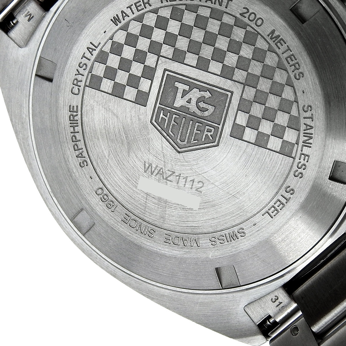 Formula 1 Date WAZ1112.BA0875 SS 黑色石英男士腕表