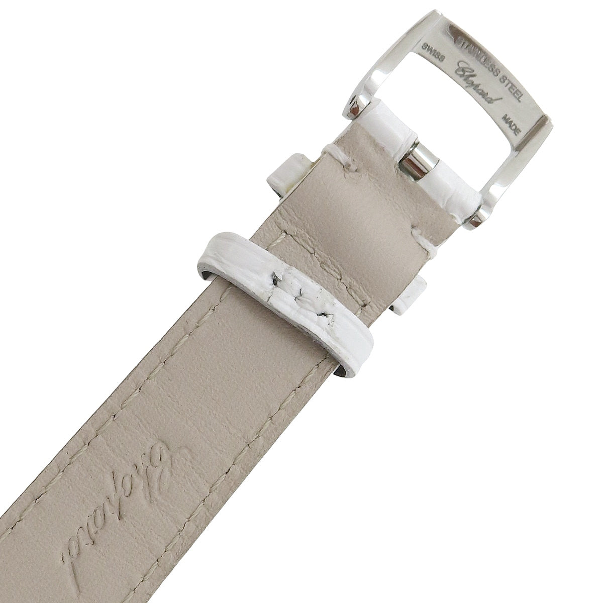 Happy Sport 278573-3003 SS/Leather Bezel Diamond Diamond Index 5PD Automatic Ladies