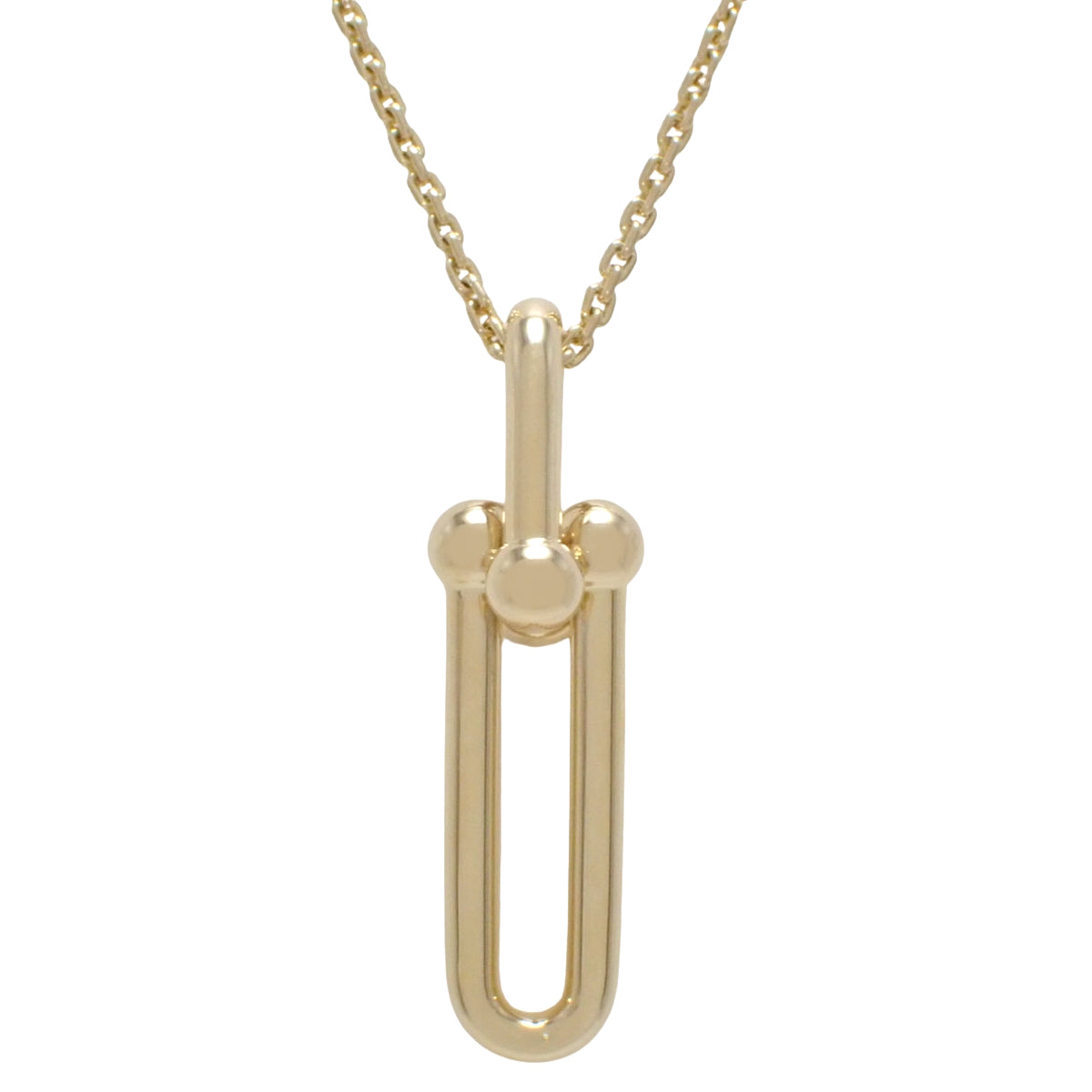 細長リンク ペンダント イエローゴールド K18YG 9.2g