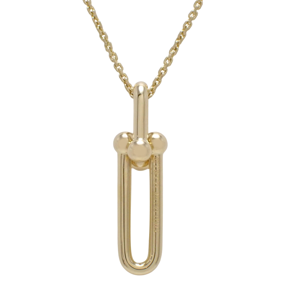 細長リンク ペンダント イエローゴールド K18YG 9.2g