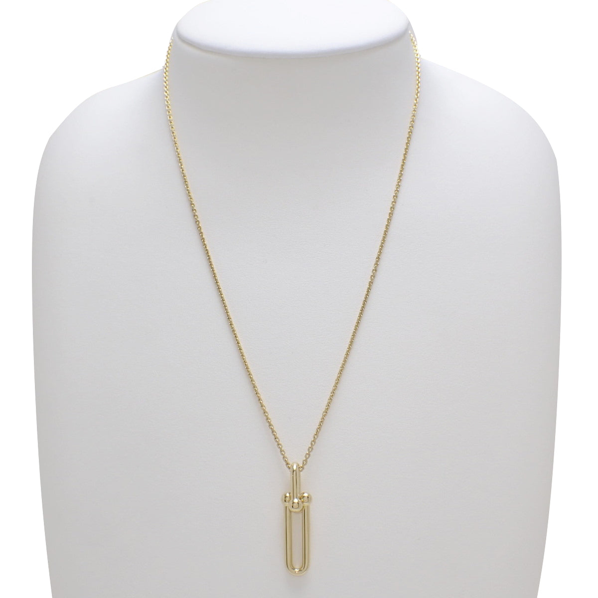 細長リンク ペンダント イエローゴールド K18YG 9.2g