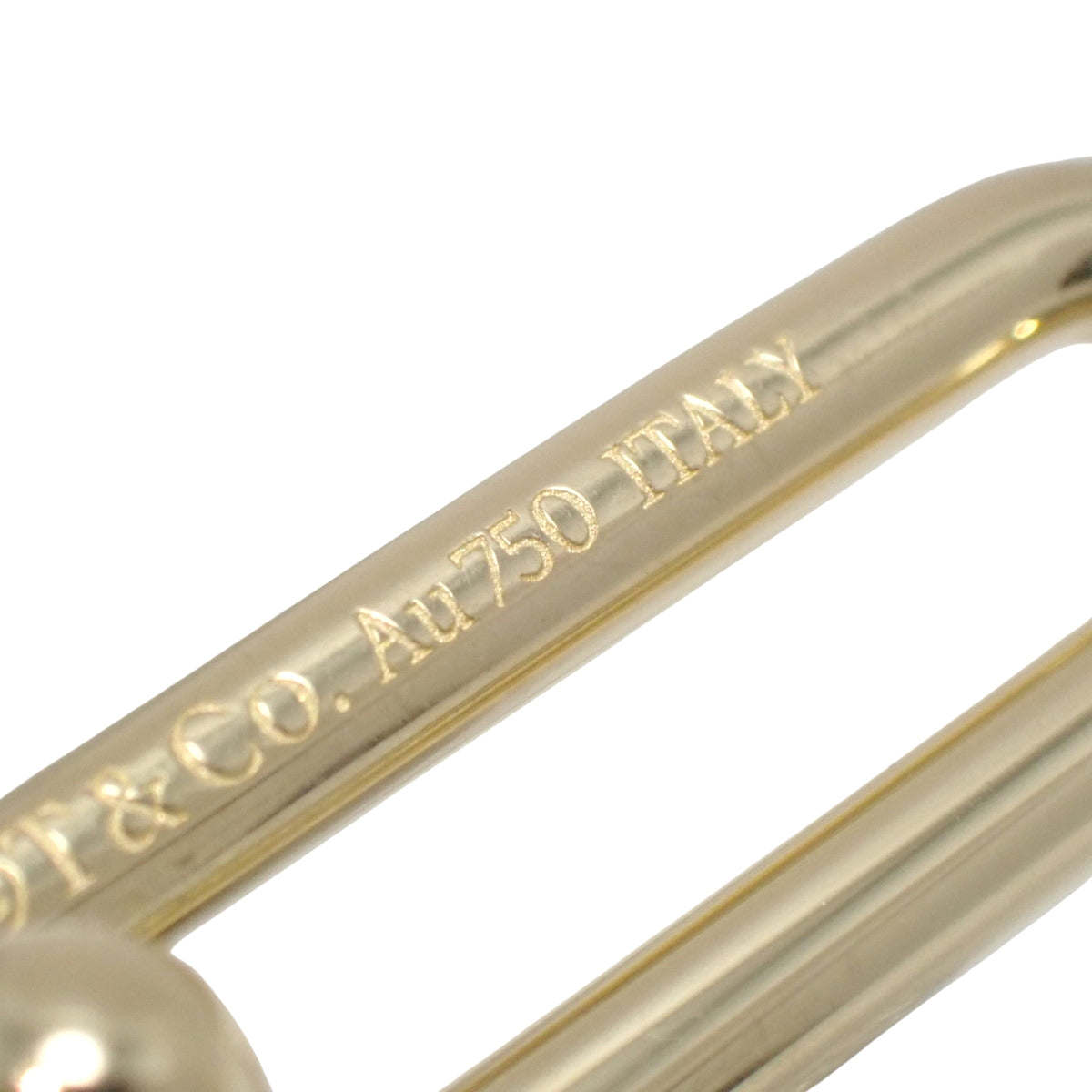 細長リンク ペンダント イエローゴールド K18YG 9.2g