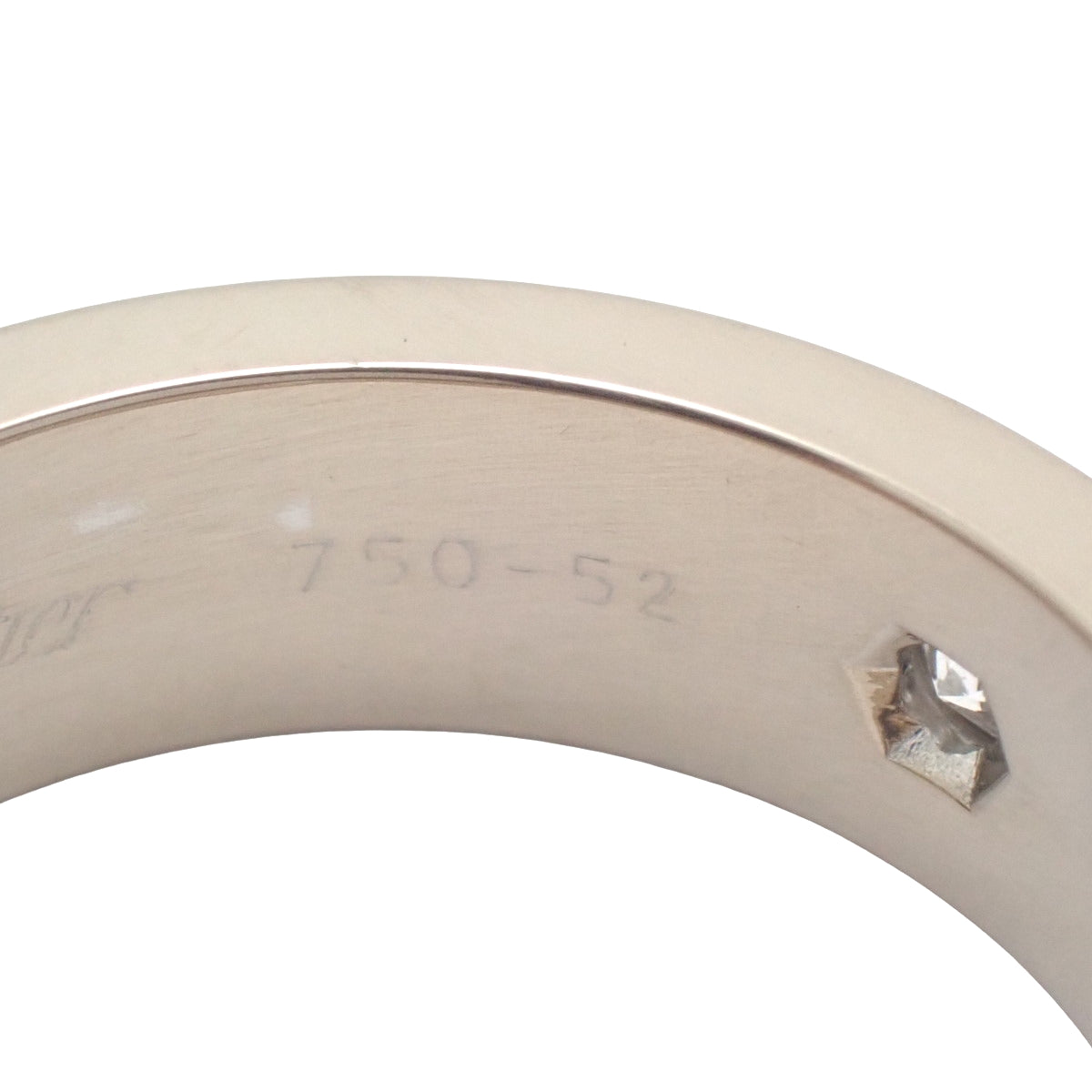 LOVE Ring Classic Model Diamond White Gold K18WG 52 9.2g