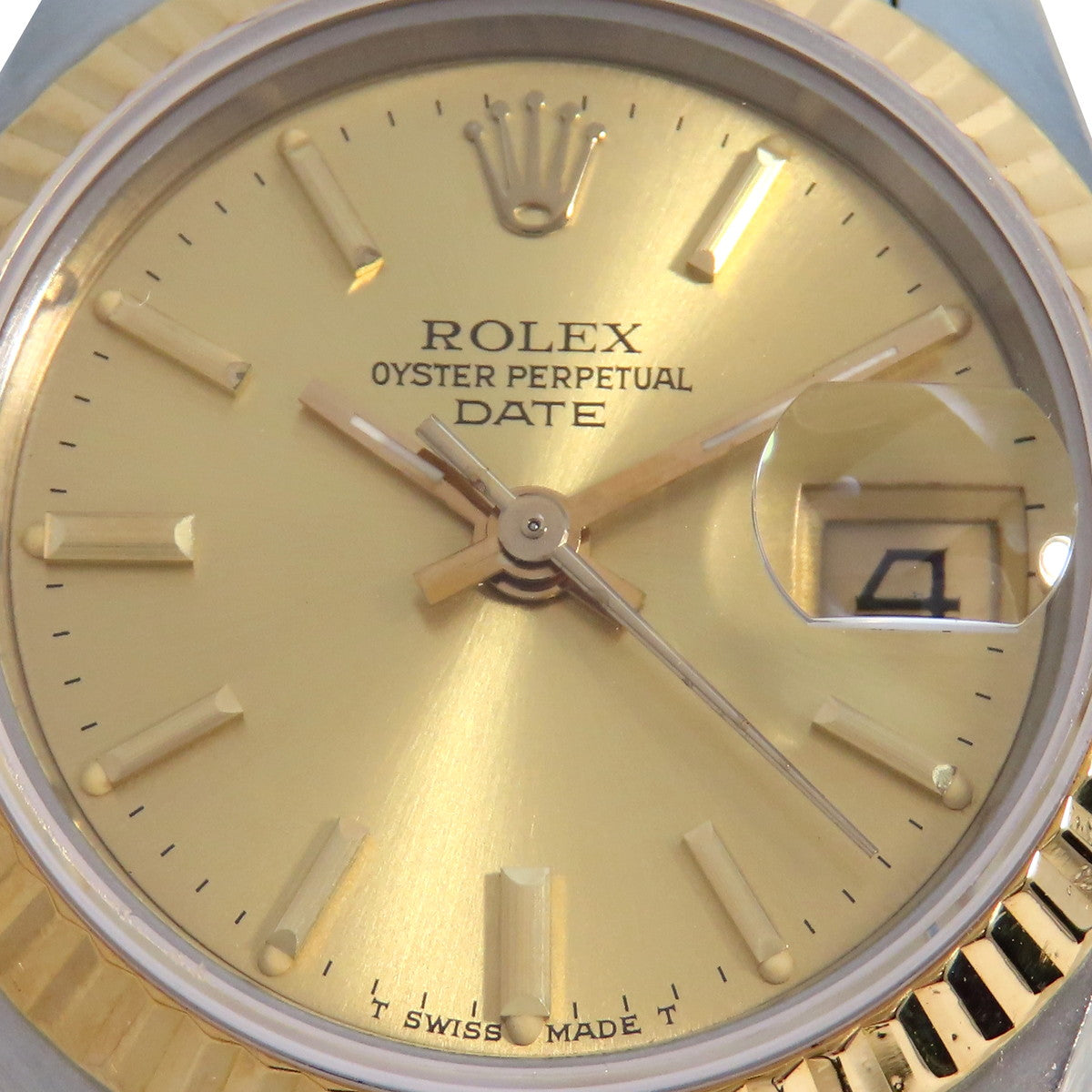 Datejust 69173 YG/SS Champagne Gold Automatic Women's