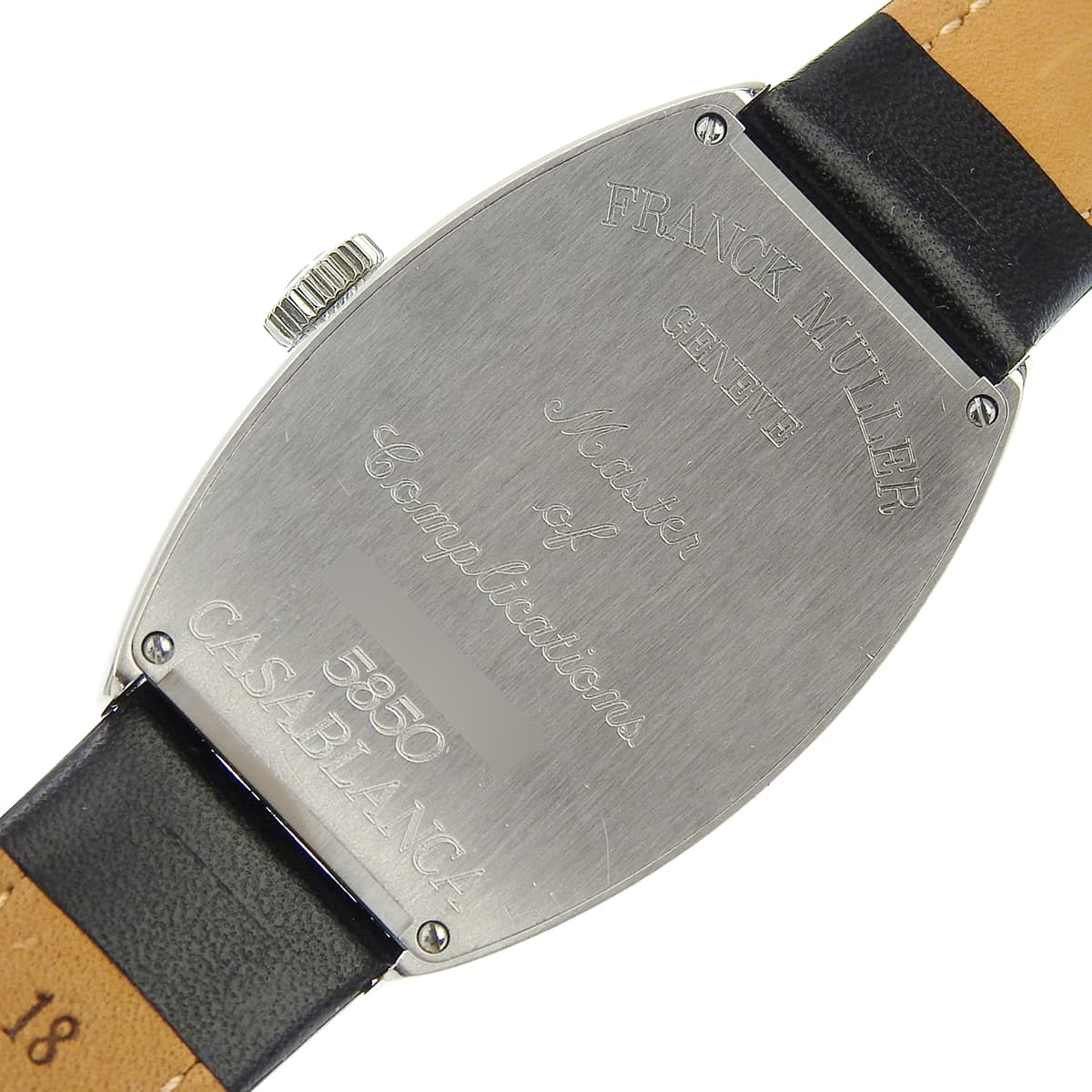 カサブランカ 5850CASA SS/革 ブラック 自動巻き メンズ