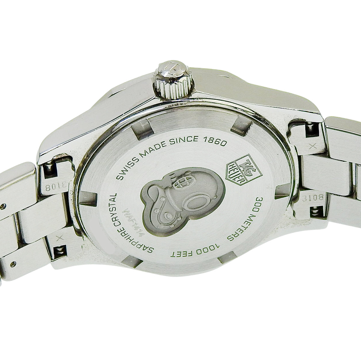 Aquaracer WAF1414.BA SS Mother-of-Pearl Dial White Quartz Ladies